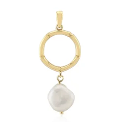 Süßwasserzuchtperlen-Silberanhänger (TPC)