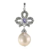 Süßwasserzuchtperlen-Silberanhänger (Annette classic)