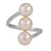 Süßwasserzuchtperlen-Silberring (TPC)