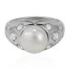 Süßwasserzuchtperlen-Silberring (TPC)