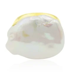 Süßwasserzuchtperlen-Silberring (TPC)