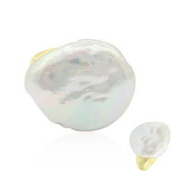 Süßwasserzuchtperlen-Silberring (TPC)