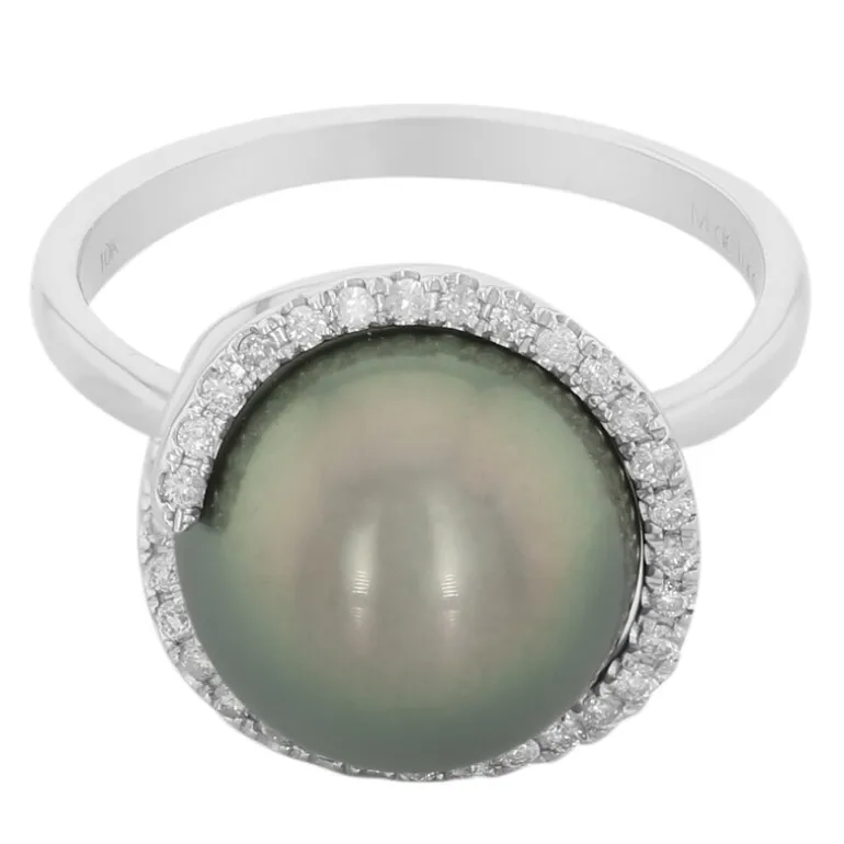 Tahitiperlen-Goldring