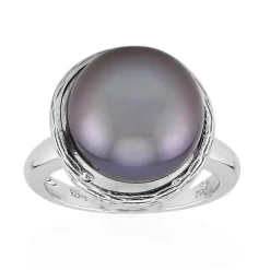 Tahitiperlen-Silberring (TPC)