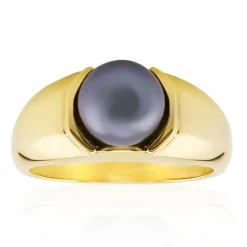 Tahitiperlen-Silberring (TPC)