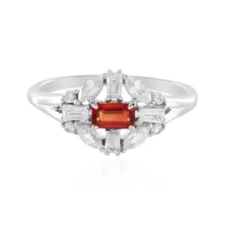 Tansania-Rubin-Silberring