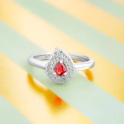 Tansania-Rubin-Silberring