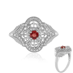 Tansania-Rubin-Silberring