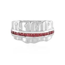 Tansania-Rubin-Silberring (de Melo)