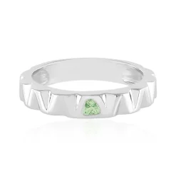 Tansania-Tsavorit-Herren-Silberring