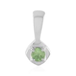 Tansania-Tsavorit-Silberanhänger