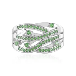 Tansania-Tsavorit-Silberring