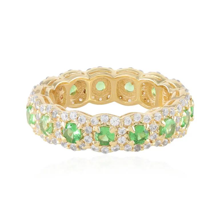 Tansania-Tsavorit-Silberring