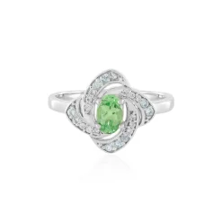 Tansania-Tsavorit-Silberring