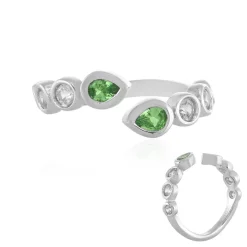 Tansania-Tsavorit-Silberring