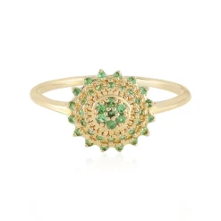 Tansania-Tsavorit-Silberring