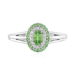 Tansania-Tsavorit-Silberring