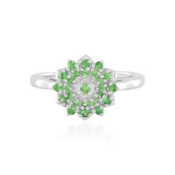 Tansania-Tsavorit-Silberring