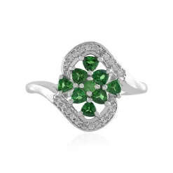 Tansania-Tsavorit-Silberring