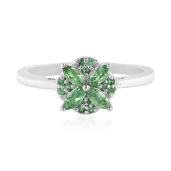 Tansania-Tsavorit-Silberring