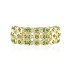 Tansania-Tsavorit-Silberring