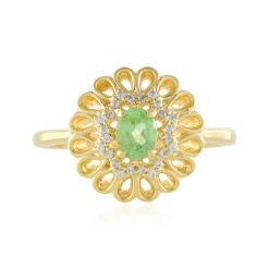 Tansania-Tsavorit-Silberring