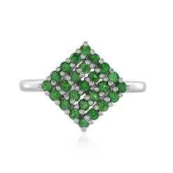 Tansania-Tsavorit-Silberring