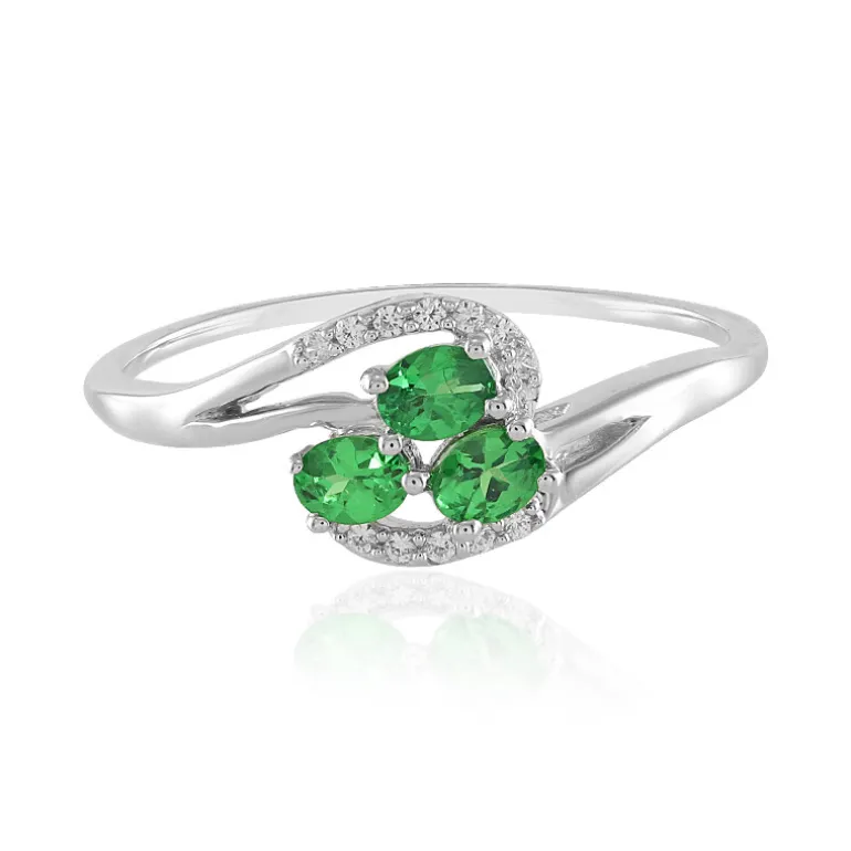 Tansania-Tsavorit-Silberring