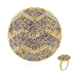 Tansanit-Goldring (Adela Gold)