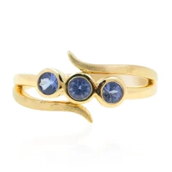 Tansanit-Goldring (de Melo)