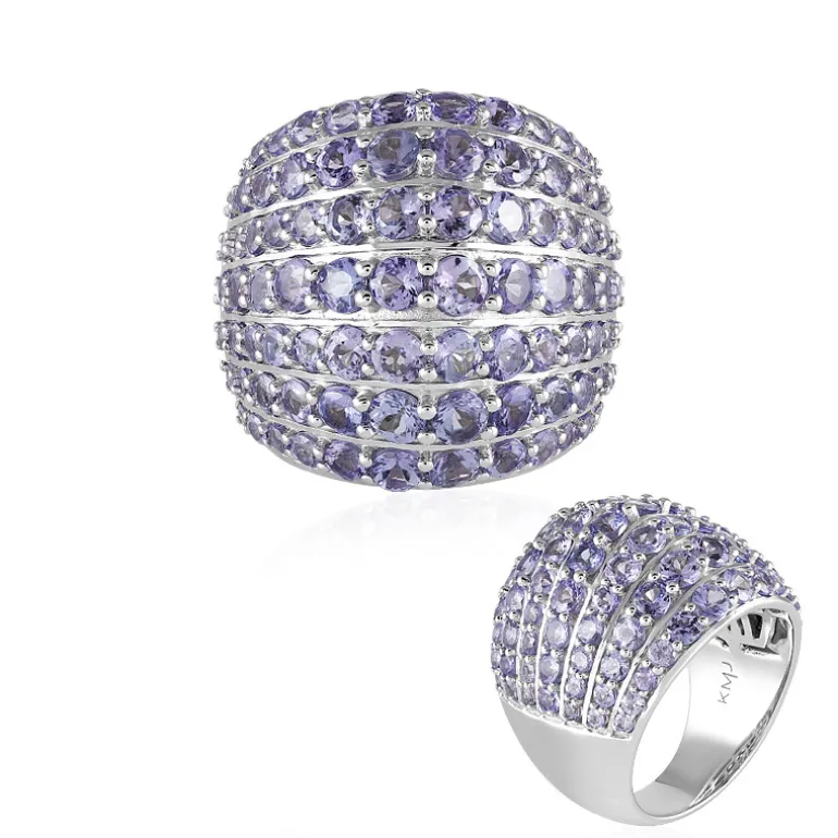 Tansanit-Goldring (KM by Juwelo)