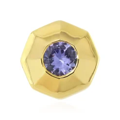 Tansanit-Silberanhänger