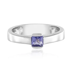 Tansanit-Silberring (Adela Silber)