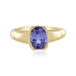 Tansanit-Silberring (Adela Silber)