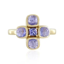 Tansanit-Silberring (KM by Juwelo)