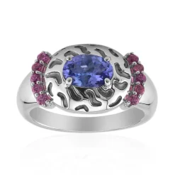 Tansanit-Silberring (Remy Rotenier)