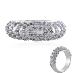 Tansanit-Silberring (SAELOCANA)