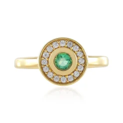 Äthiopischer Smaragd-Silberring