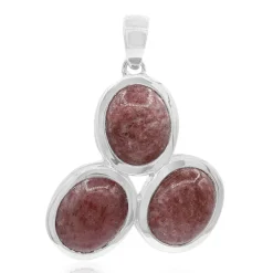 Thulit-Silberanhänger