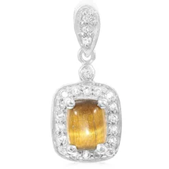 Tigerauge-Silberanhänger