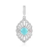 Türkis-Silberanhänger