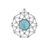 Türkis-Silberanhänger