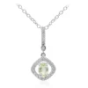 Tsavorit-Silberhalskette