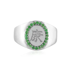 Tsavorit-Silberring (Gesundheit)