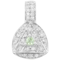 Turmalin-Silberanhänger