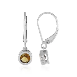 Turmalin-Silberohrringe