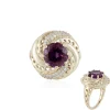 Uruguay-Amethyst-Goldring (Ornaments by de Melo)
