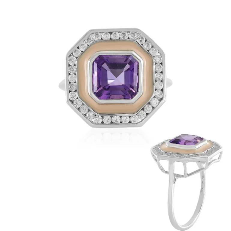 Uruguay-Amethyst-Silberring