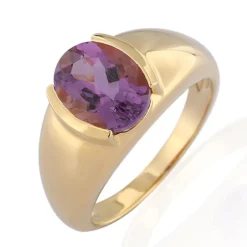 Uruguay-Amethyst-Silberring (de Melo)