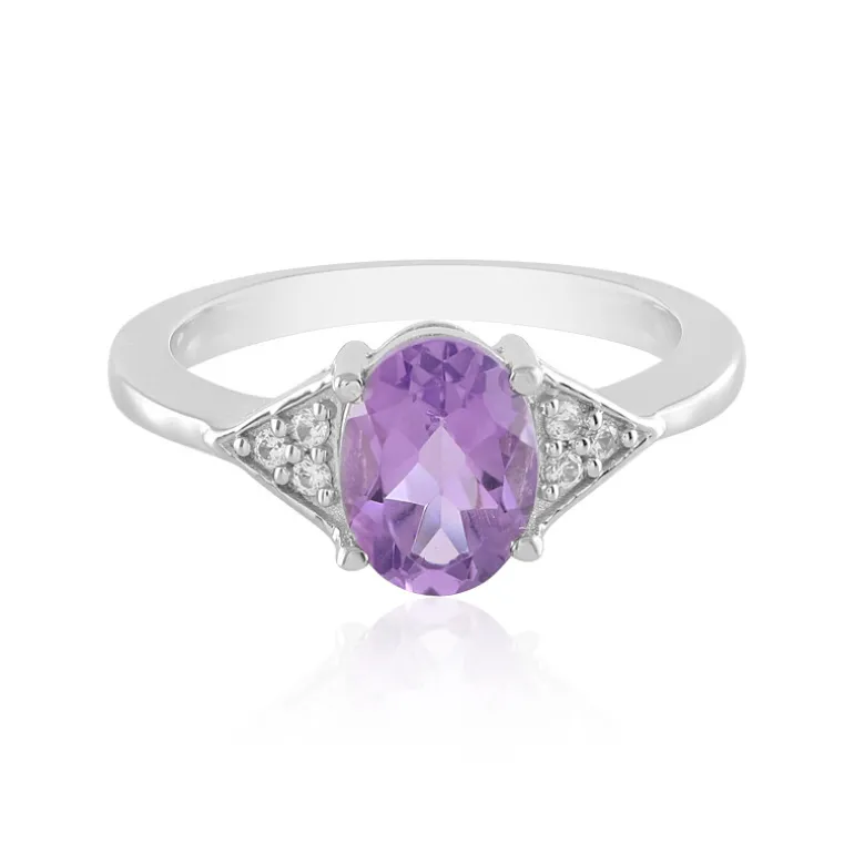 Uruguay-Amethyst-Silberring
